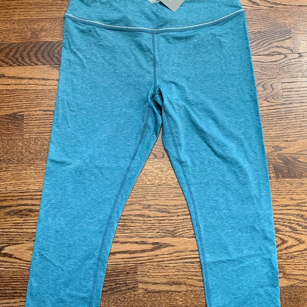 Crane and Lion Cropped Leggings